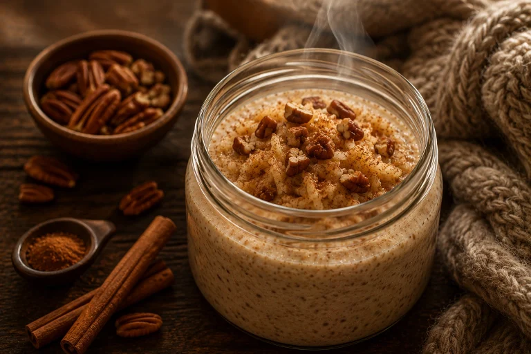 Spiced Apple & Cinnamon Winter Overnight Oats