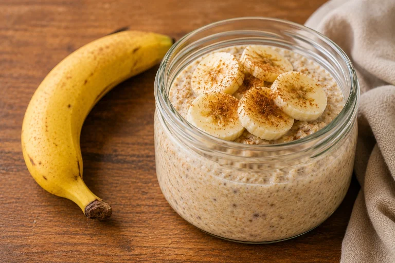 Budget Banana & Cinnamon Overnight Oats