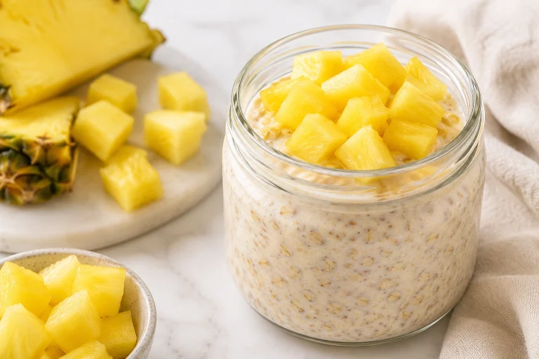 Cottage Cheese & Pineapple Protein Oats
