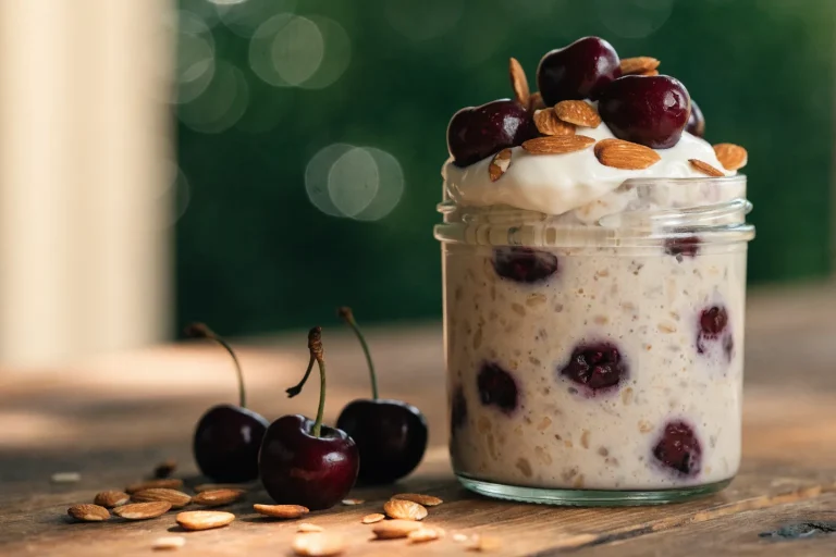 Cherry & Almond Overnight Oats
