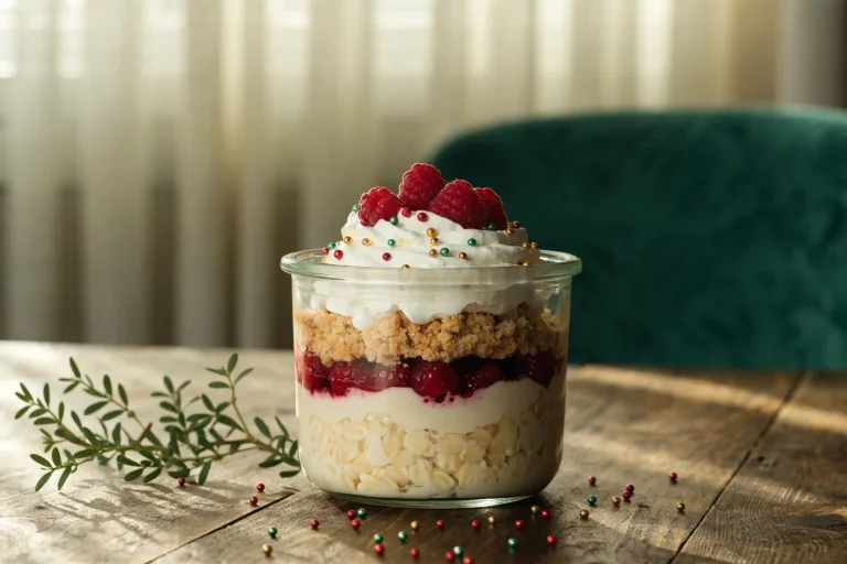 Christmas Trifle Overnight Oats